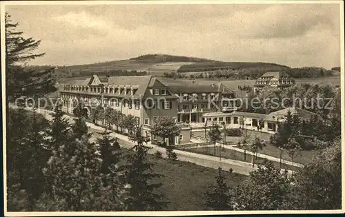 Bad Brambach Radium Kurhotel Kupfertiefdruck Kat. Bad Brambach