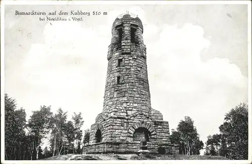 Netzschkau Bismarckturm auf dem Kuhberg Kat. Netzschkau