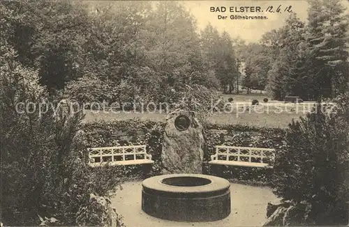 Bad Elster Goethebrunnen Kat. Bad Elster