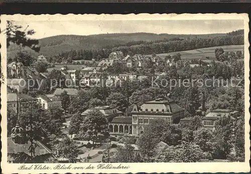 Bad Elster Blick von der Hollaenderei Kat. Bad Elster