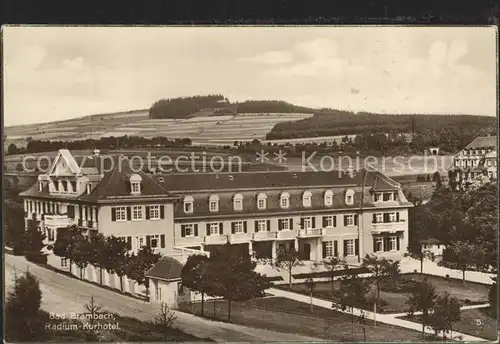 Bad Brambach Radium Kurhotel Trinks Postkarte Kat. Bad Brambach