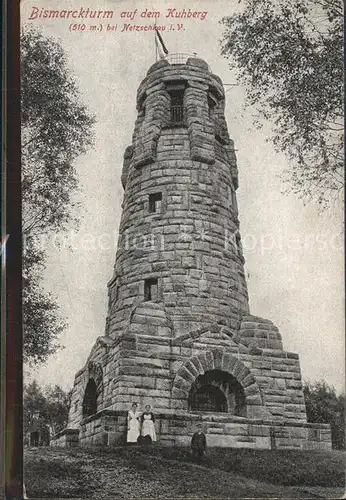 Netzschkau Bismarckturm auf dem Kuhberg Kat. Netzschkau