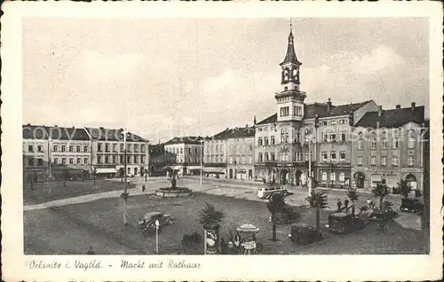 Oelsnitz Vogtland Markt Rathaus  Kat. Oelsnitz Vogtland