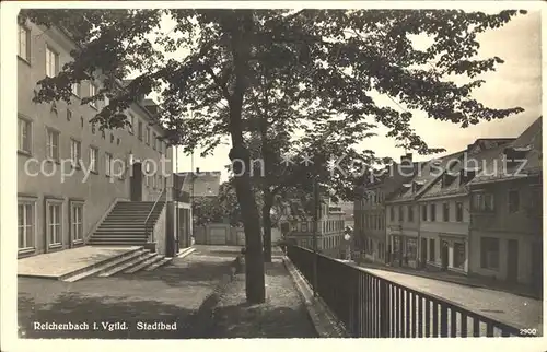 Reichenbach Vogtland Stadtbad  Kat. Reichenbach