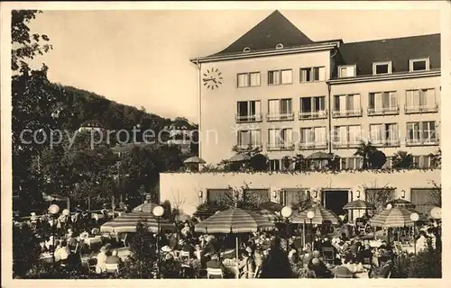 Oberschlema Erzgebirge Radiumbad Hotelgarten  Kat. Bad Schlema