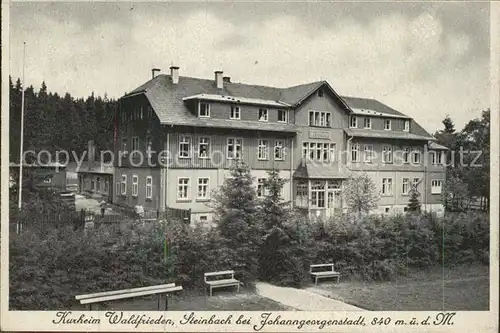 Steinbach Johanngeorgenstadt Kurheim Waldfrieden  Kat. Johanngeorgenstadt