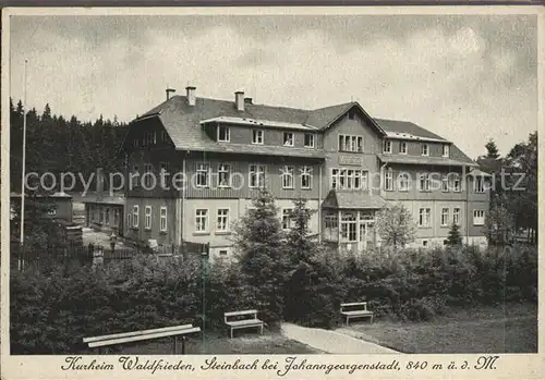 Steinbach Johanngeorgenstadt Kurheim Waldfrieden  Kat. Johanngeorgenstadt