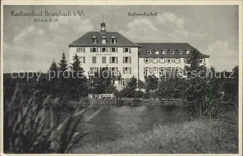 Bad Brambach Radium Kurhof  Kat. Bad Brambach