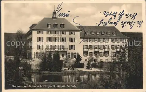 Bad Brambach Hotel Radium Kurhof  Kat. Bad Brambach
