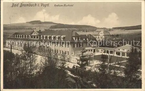 Bad Brambach Radium Kurhotel  Kat. Bad Brambach