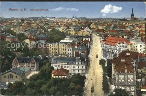 Plauen Vogtland Bahnhofstrasse  Kat. Plauen