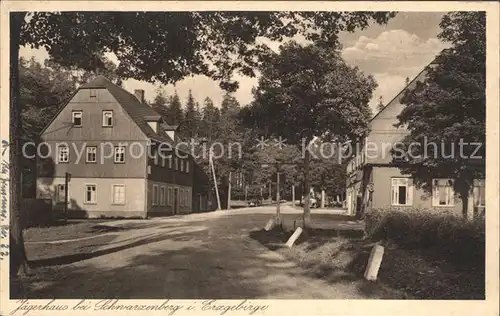 Breitenbrunn Erzgebirge Jaegerhaus  Kat. Breitenbrunn Erzgebirge