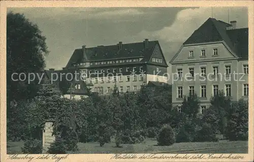 Schneeberg Erzgebirge Heilstaette  Kat. Schneeberg