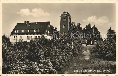 Schoenheide Erzgebirge Kuhberg Neues Berghaus  Kat. Schoenheide Erzgebirge