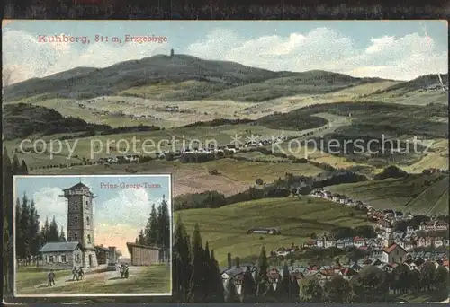 Schoenheide Erzgebirge Kuhberg Prinz Georg Turm  Kat. Schoenheide Erzgebirge