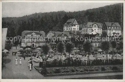 Oberschlema Erzgebirge Konzertgarten Kurhaus  Kat. Bad Schlema