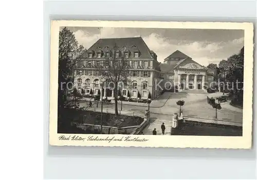 Bad Elster Hotel Sachsenhof und Kurtheater Kat. Bad Elster