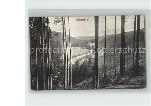 Reichenbach Vogtland Panorama Goeltzschtal Waldpartie Kat. Reichenbach