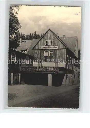 Krippen Bad Schandau Gasthaus Forstmuehle im Krippengrund Kat. Bad Schandau