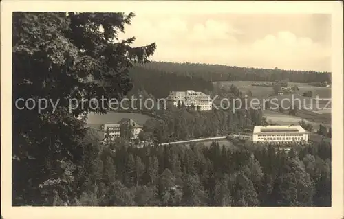 Bad Elster Reichsbahnerheim Albert Funk Heim Krankenhaus Kat. Bad Elster