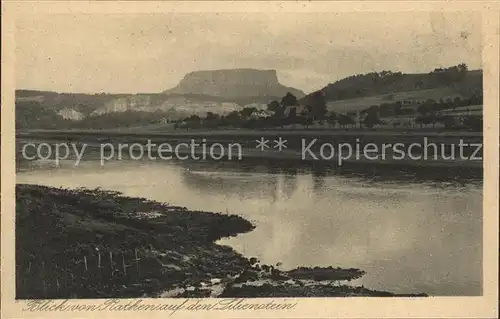 Rathen Saechsische Schweiz Lilienstein  Kat. Rathen Sachsen