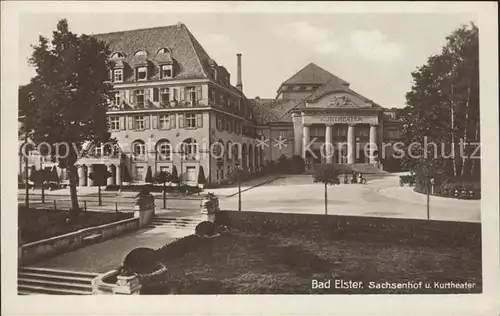Bad Elster Sachsenhof Kurtheater  Kat. Bad Elster