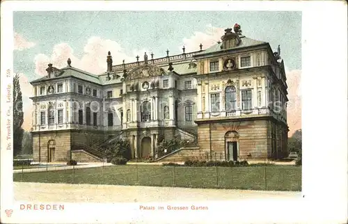 Dresden Palais im Grossen Garten Kat. Dresden Elbe