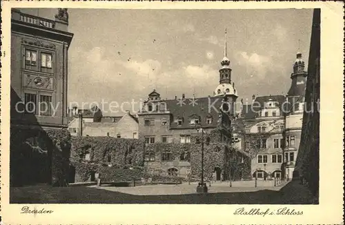 Dresden Stallhof im Schloss Kat. Dresden Elbe