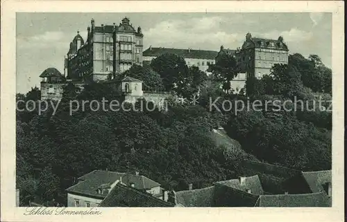 Pirna Schloss Sonnenstein Kupfertiefdruck Heimatschutz Postkarte Kat. Pirna