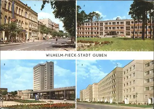 Guben Wilhelm Pieck Stadt Hochhaus Obersprucke Kaltenborner Strasse Kat. Guben