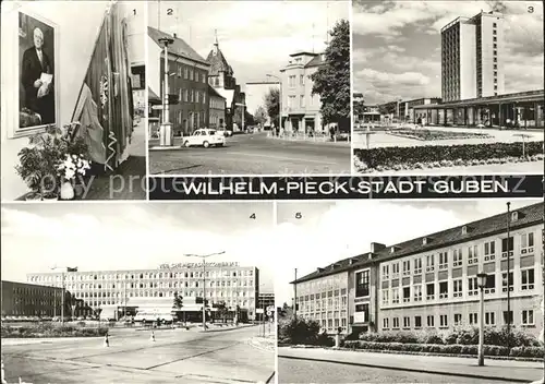 Guben Wilhelm Pieck Stadt Hochhaus Obersprucke Chemiefaserkombinat Kat. Guben