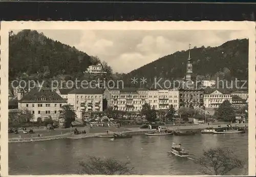 Bad Schandau Partie an der Elbe Kat. Bad Schandau