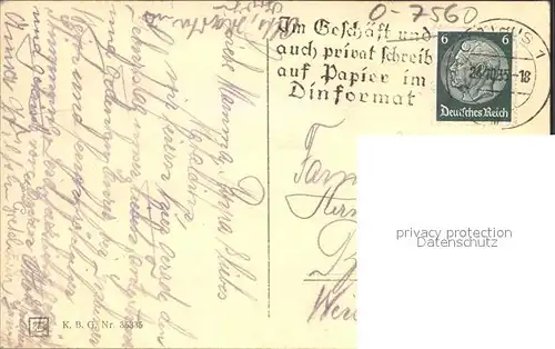 Guben Brueckenpartie Kat. Guben