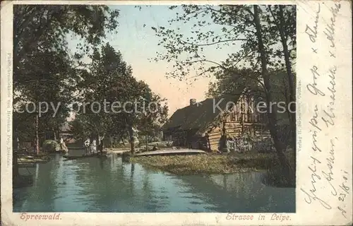 Leipe Spreewald Kat. Luebbenau Spreewald