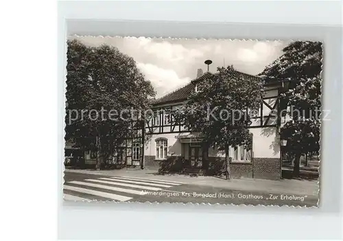 Altmerdingsen Gasthaus Zur Erholung Kat. Uetze