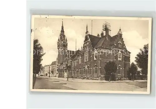 Dahme Mark Rathaus und Post Kat. Dahme Mark