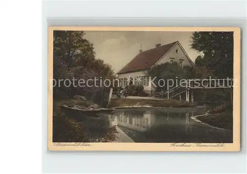 Luebbenau Spreewald Forsthaus Kannomuehle Kat. Luebbenau