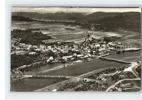 Hemfurth Edersee Fliegeraufnahme Kat. Edertal