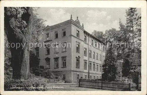 Warmbad Wolkenstein Haus Daheim  Kat. Wolkenstein