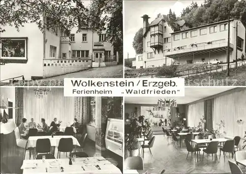 Wolkenstein Erzgebirge Ferienheim Waldfrieden  Kat. Wolkenstein