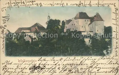 Wolkenstein Erzgebirge Schloss Kirche  Kat. Wolkenstein