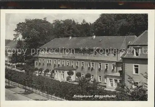 Berggiesshuebel Kurhaus  Kat. Bad Gottleuba Berggiesshuebel