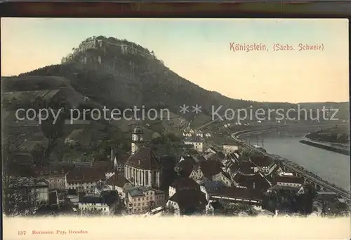 Koenigstein Saechsische Schweiz  Kat. Koenigstein Saechsische Schweiz