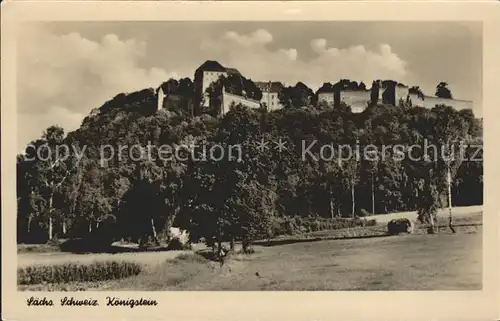 Koenigstein Saechsische Schweiz  Kat. Koenigstein Saechsische Schweiz