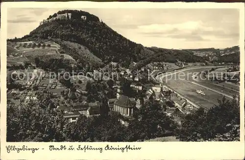 Koenigstein Saechsische Schweiz Festung  Kat. Koenigstein Saechsische Schweiz