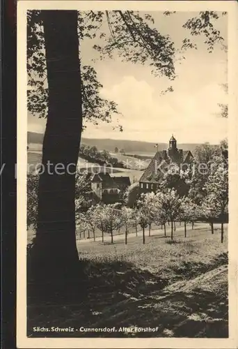 Cunnersdorf Pirna Alter Forsthof  Kat. Pirna