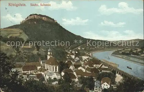 Koenigstein Saechsische Schweiz  Kat. Koenigstein Saechsische Schweiz