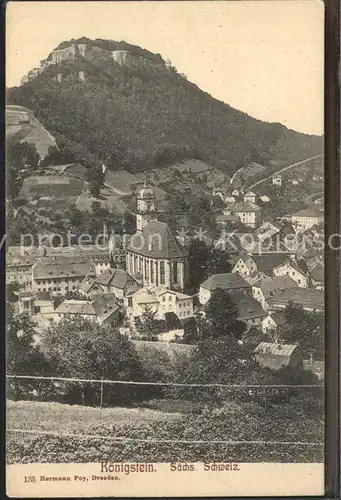 Koenigstein Saechsische Schweiz  Kat. Koenigstein Saechsische Schweiz