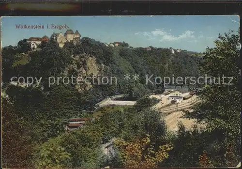 Wolkenstein Erzgebirge Schloss  Kat. Wolkenstein