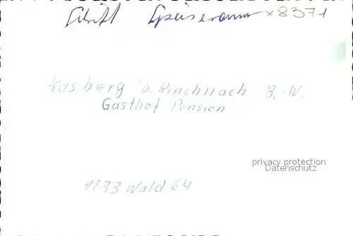 Kasberg Rinchnach Gasthof Pension Zur Post Gastraum / Rinchnach /Regen LKR